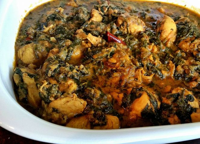 Saag chicken 3